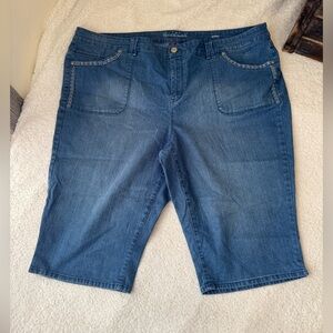 Gloria Vanderbilt skimmer capri jeans